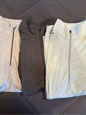 Two Vuori Men's Zip Pullover and Mens Lululemon Q-Zip